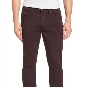 PAIGE Federal Straight Jeans Dark Port Sz 34x31